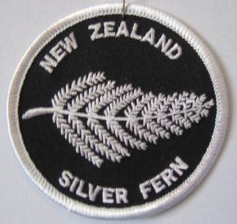 "Fern" embroidered badge. Code: SB55